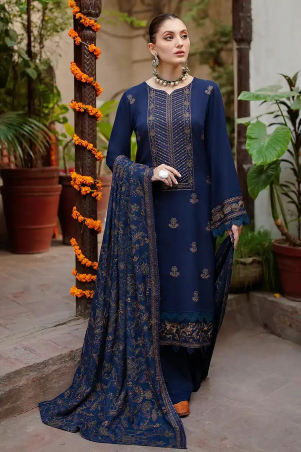 Bareeze Dhanak 3PC Embroidered A0227
