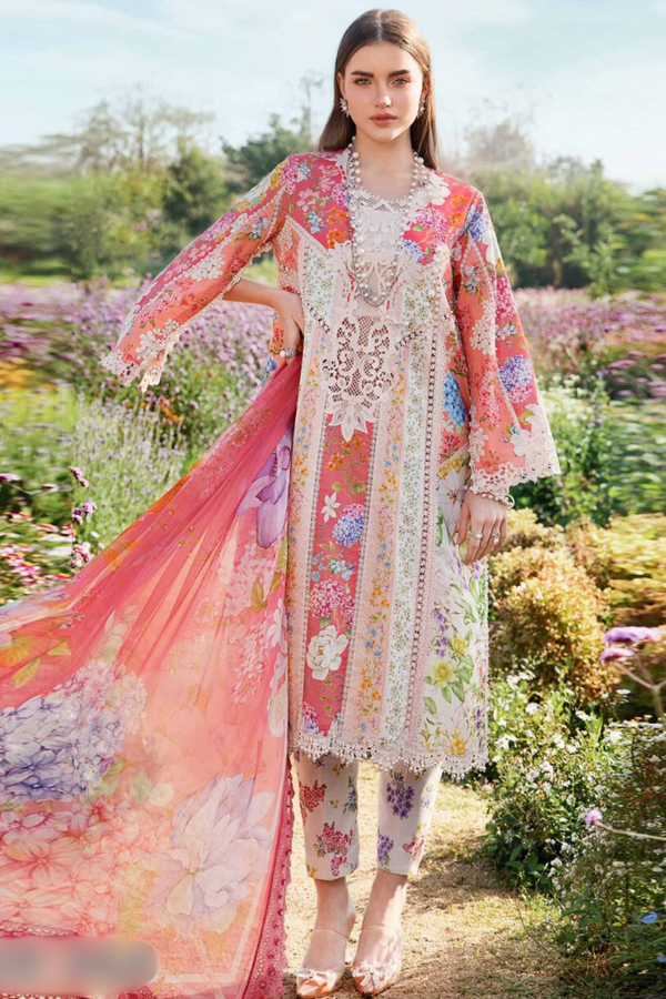 Maria B 3PC LAWN PRINTED A975