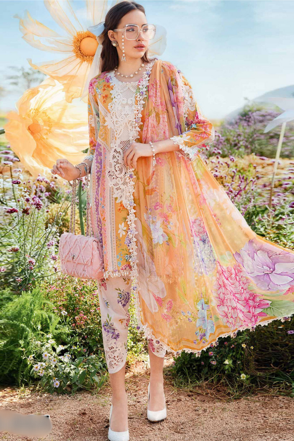 Maria B 3PC LAWN PRINTED A977