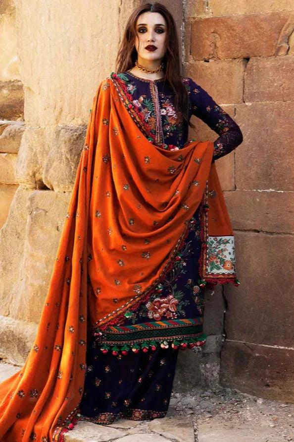 Dhanak 3PC Embroidered A0359