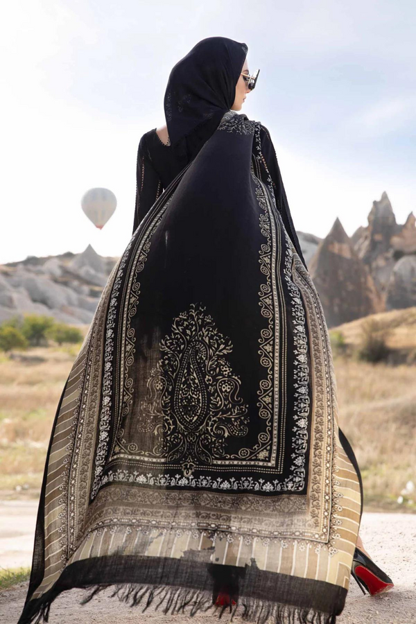 Maria B Dhanak 3PC Embroidered A0410