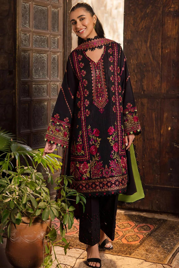 Zaha Dhanak 3PC Embroidered A0323