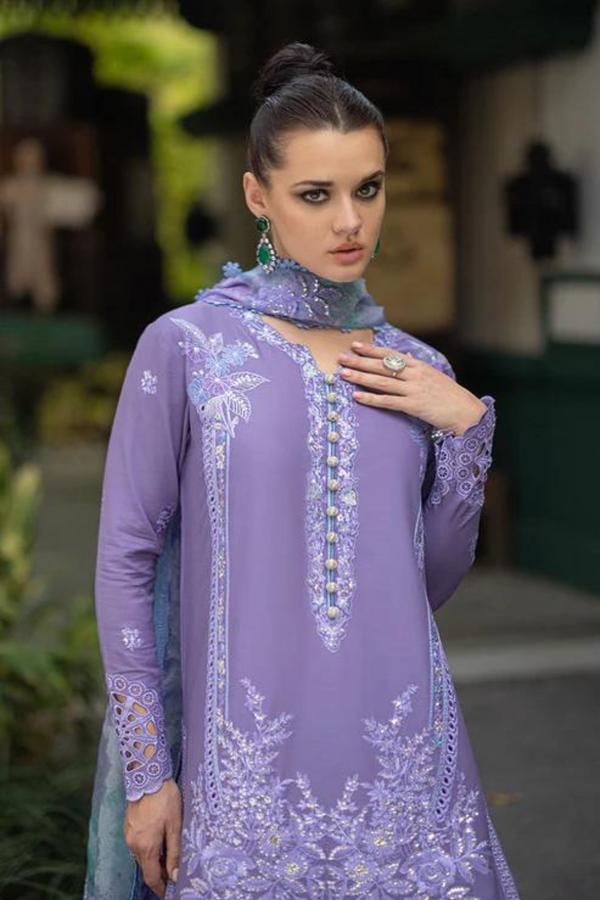 Mushq 3PC LAWN EMBROIDERED A524