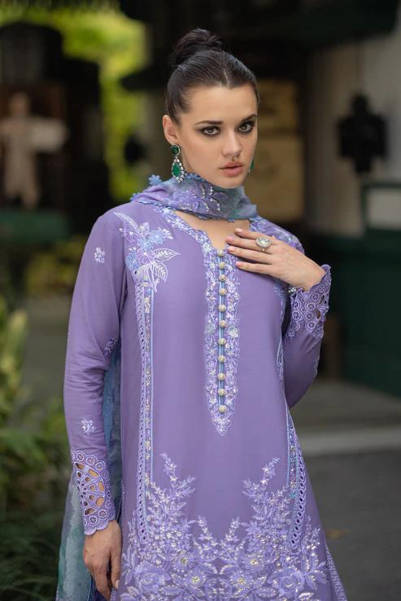 Mushq 3PC LAWN EMBROIDERED A524