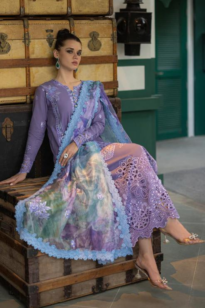 Mushq 3PC LAWN EMBROIDERED A524