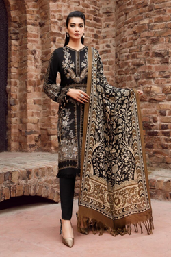 Maria B Dhanak 3PC Embroidered A0413