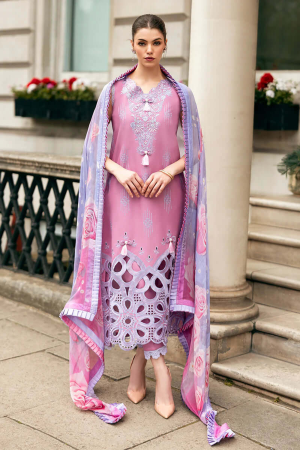 Mushq 3Pcs Lawn Embroidered A953