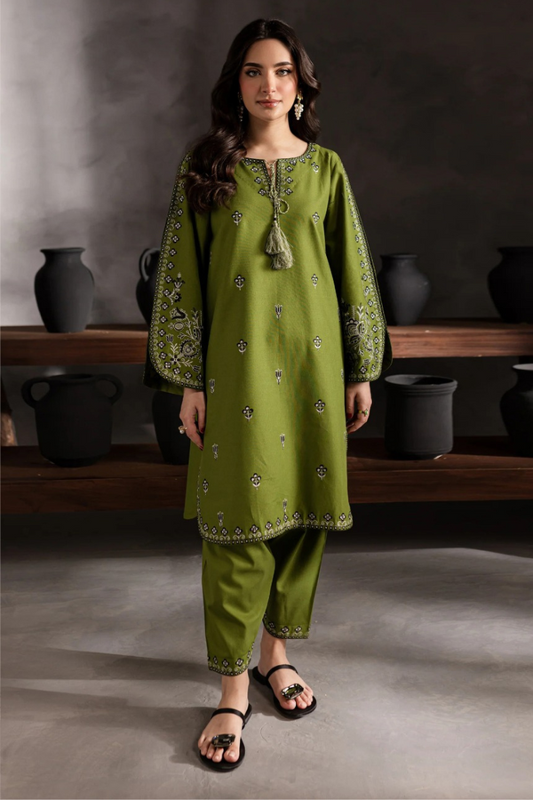 Batik 2Pcs Lawn Embroidered A956