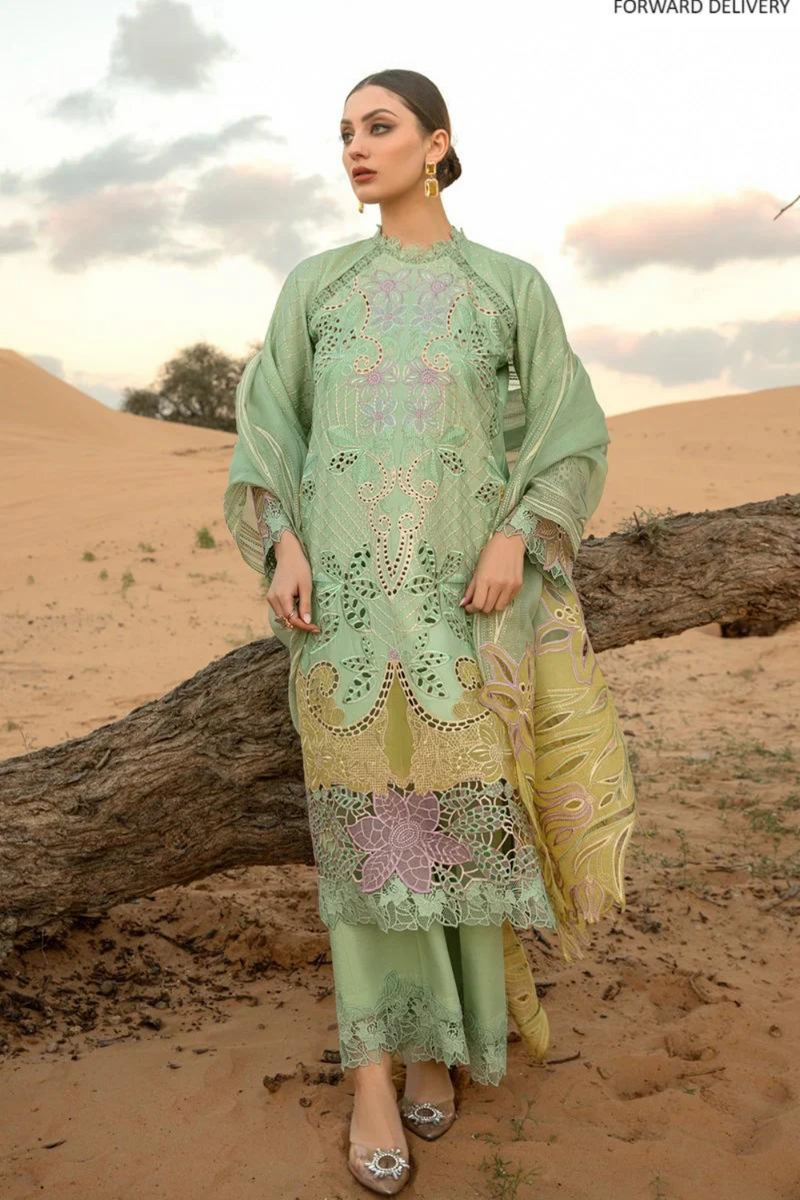 Rang Rasiya 3PC Lawn Embroidered A658