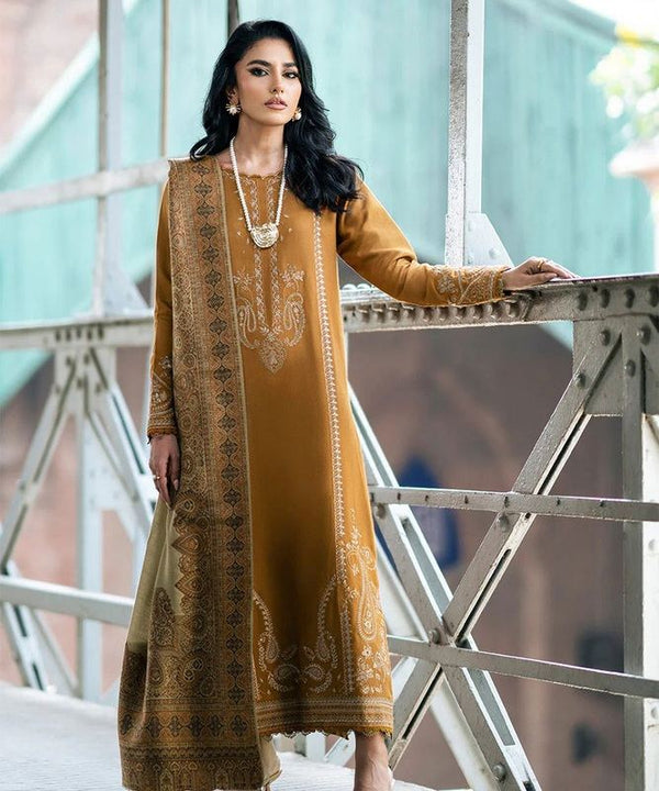 Lawn-3PC Embroidered Shirt with Digital Printed Jacquard Dupatta-1184