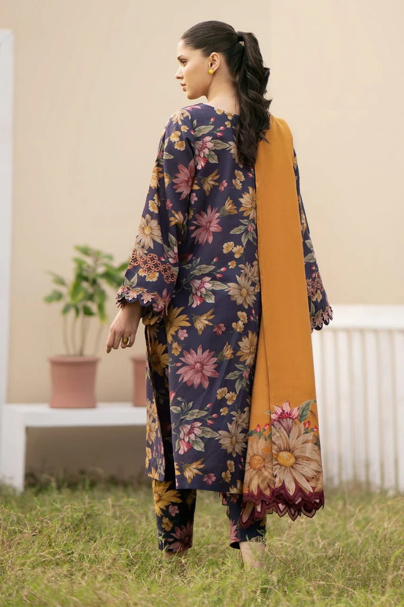 Baroque 3Pcs Digital Lawn Printed Q636