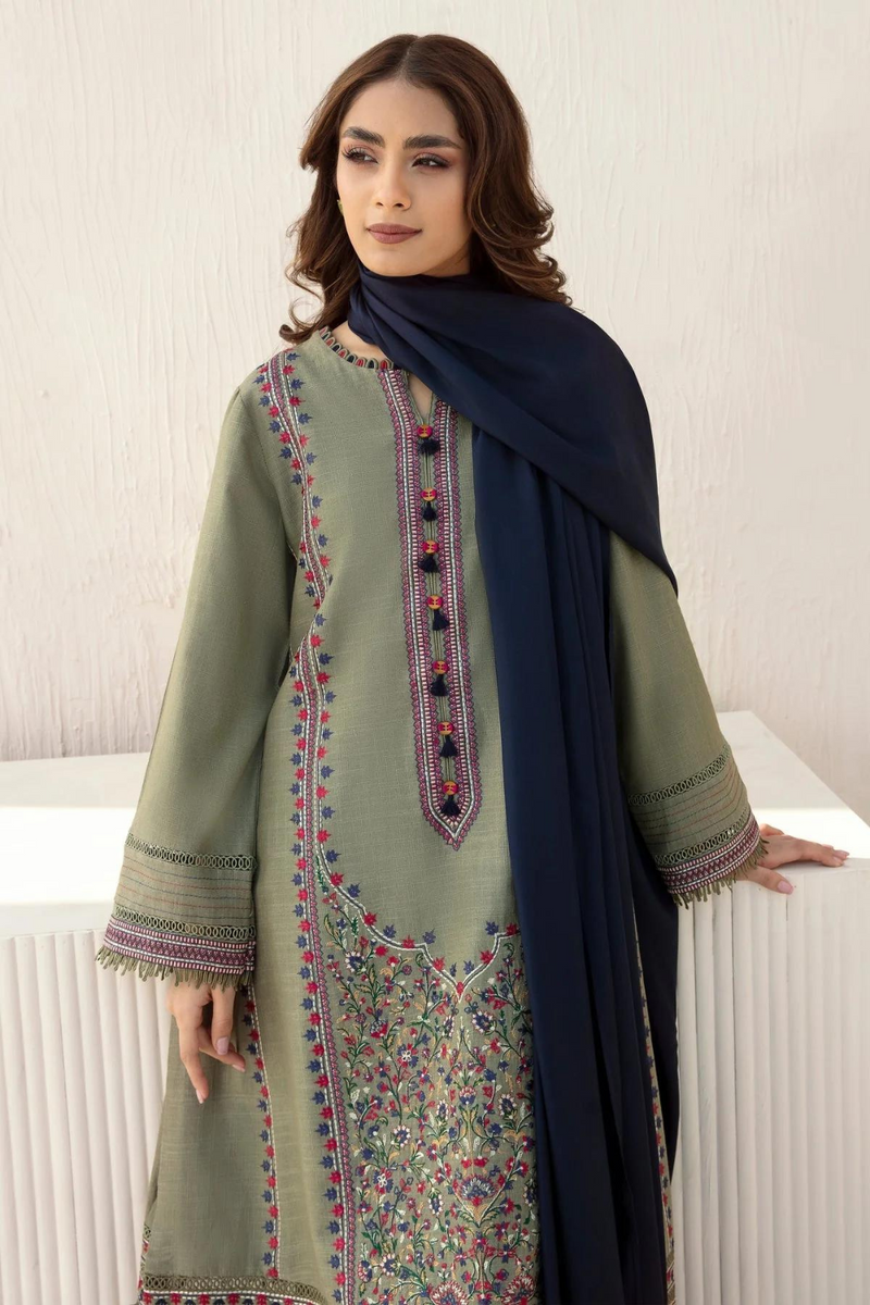 Jazmin Dhanak 3PC Embroidered A0245