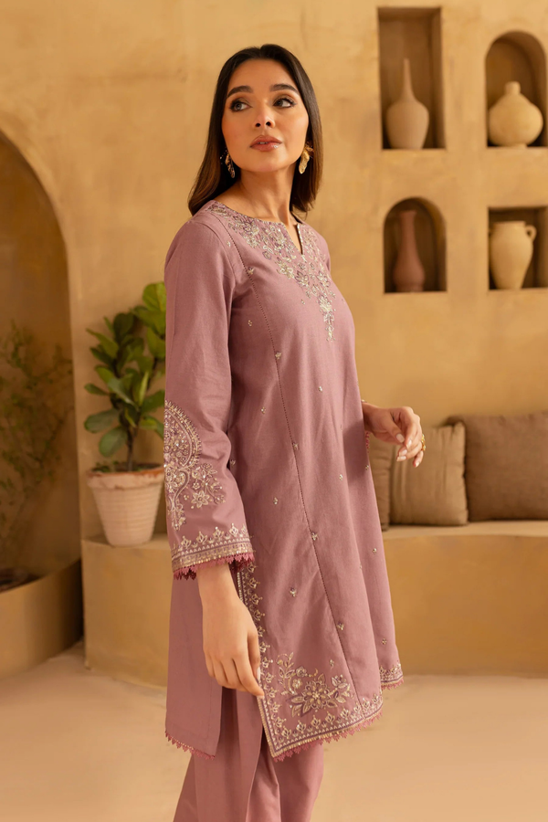 Lawn-2PC EMBROIDERED SHIRT AND TROUSER - 1361