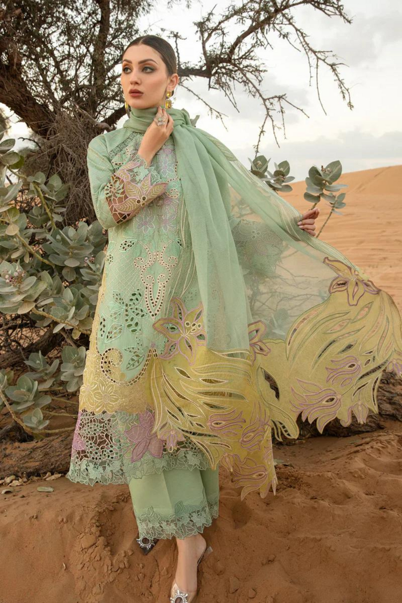 Rang Rasiya 3PC Lawn Embroidered A658