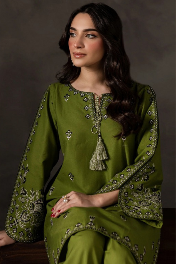 Batik 2Pcs Lawn Embroidered A956
