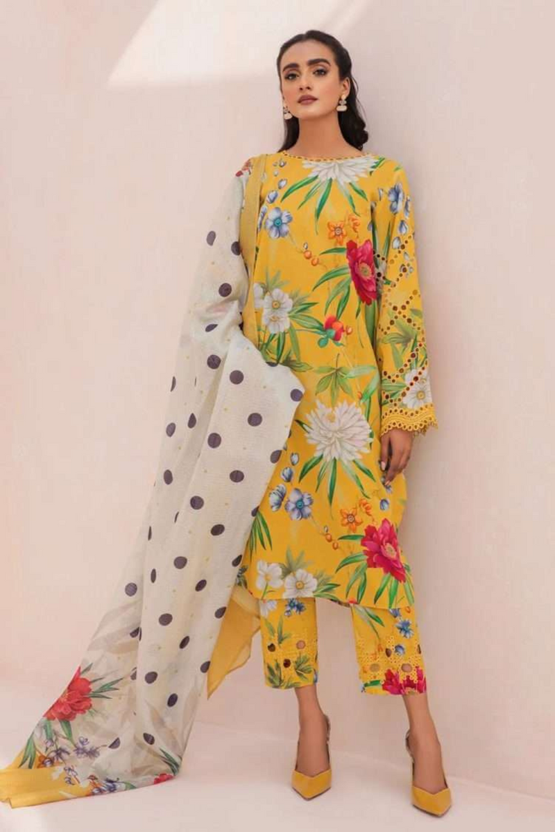 Baroque 3PC Digital Print LAWN A375