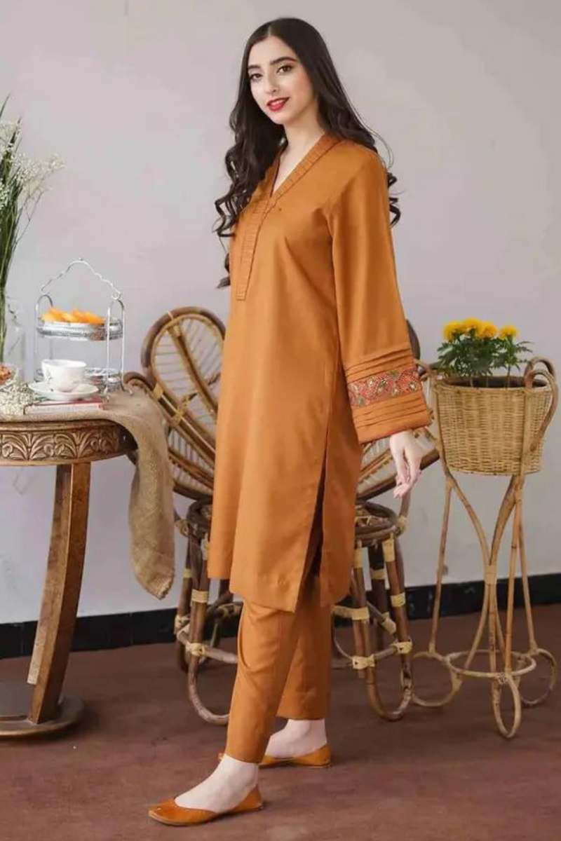Asling Dhanak 3PC Embroidered A0232