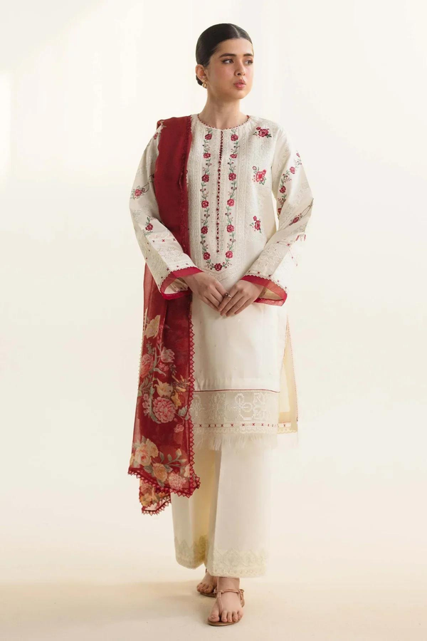 ACLASS 3PC Lawn Embroidered A266