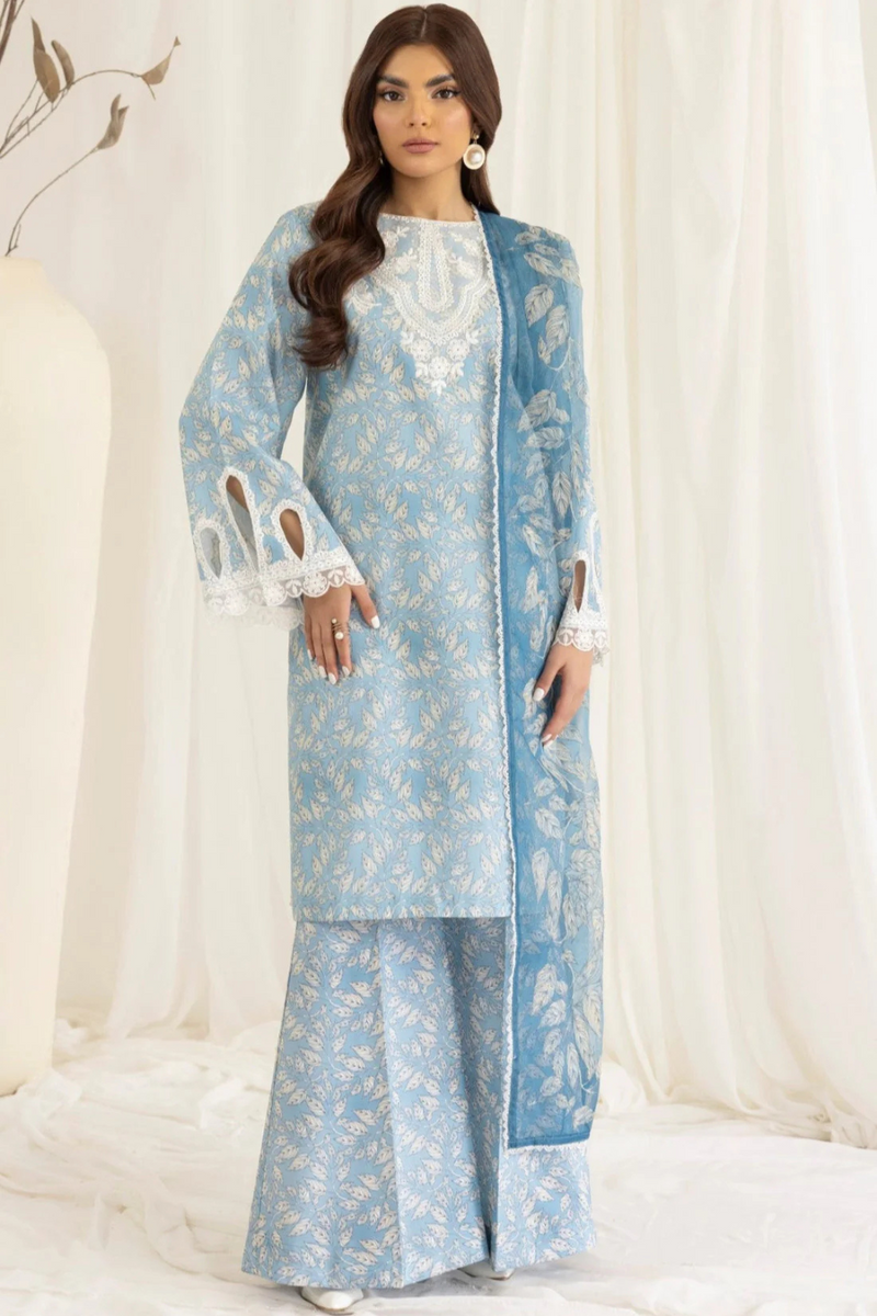 Mohagni 3Pcs Lawn Embroidered A954