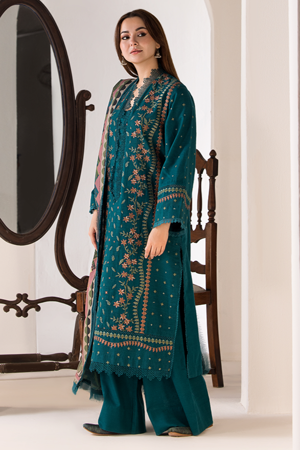 Sobia Nazir 3Pcs Lawn Embroidered  -  HZG1924