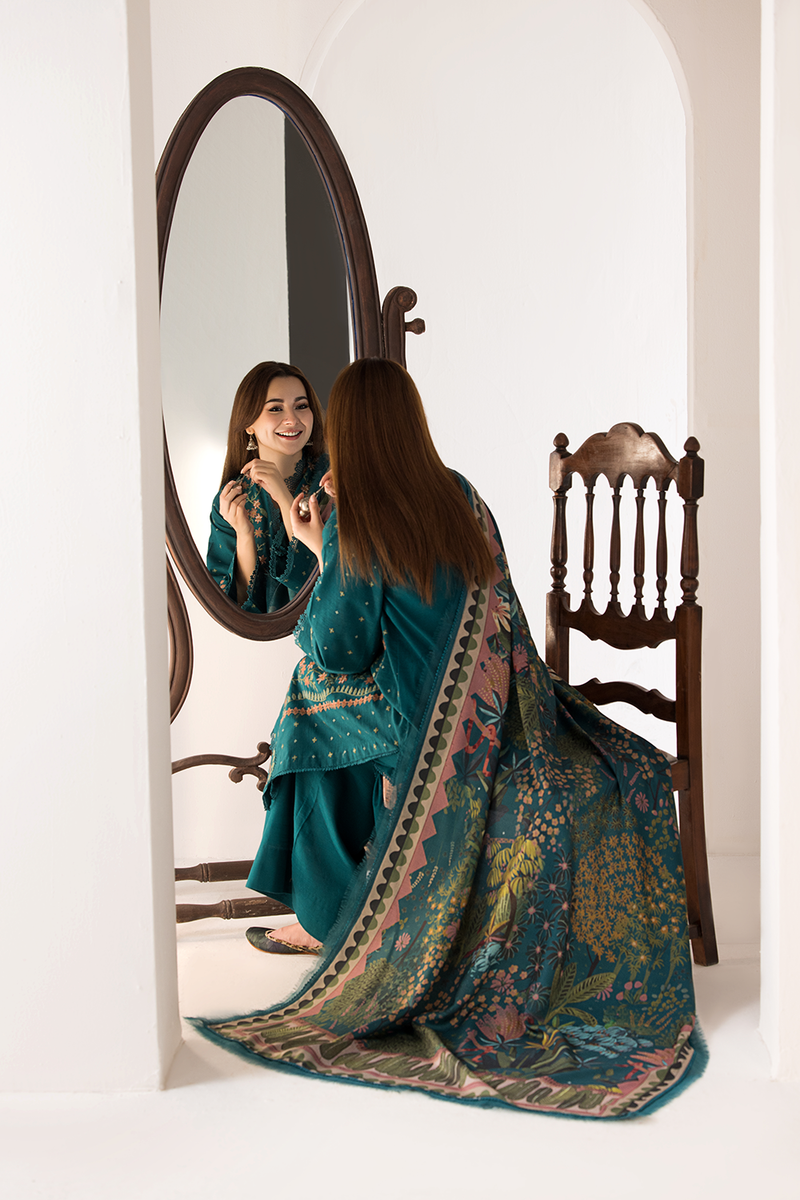 Sobia Nazir 3Pcs Lawn Embroidered  -  HZG1924