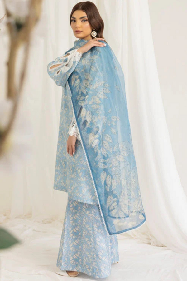 Mohagni 3Pcs Lawn Embroidered A954