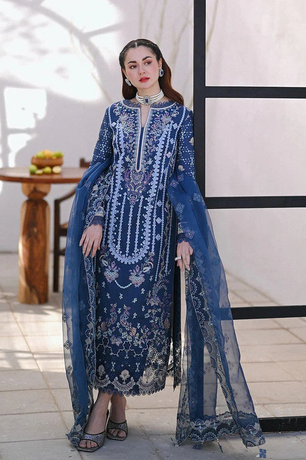 Qalamkar | Kiral | 3 Piece Embroidered Lawn