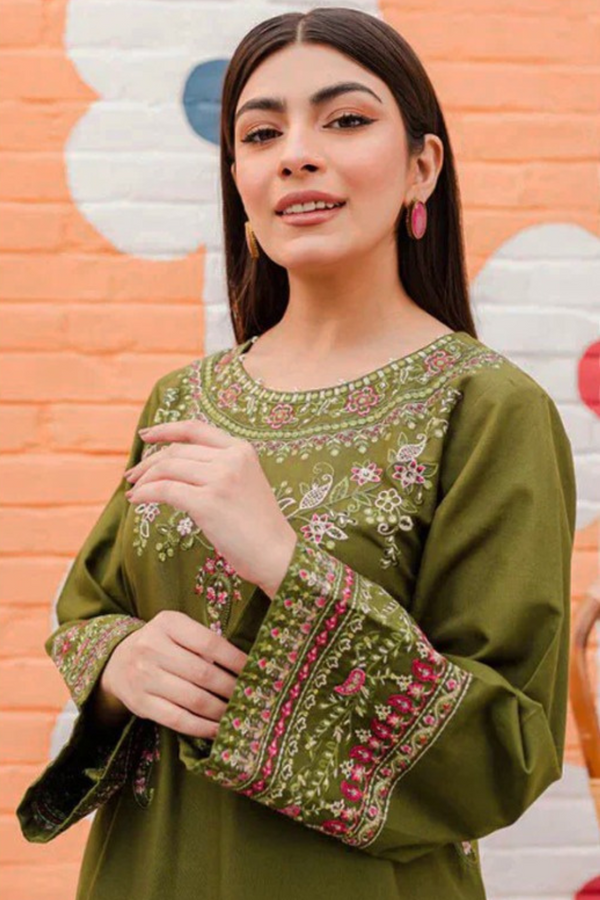 Kohsaar 2Pcs Lawn Embroidered A958