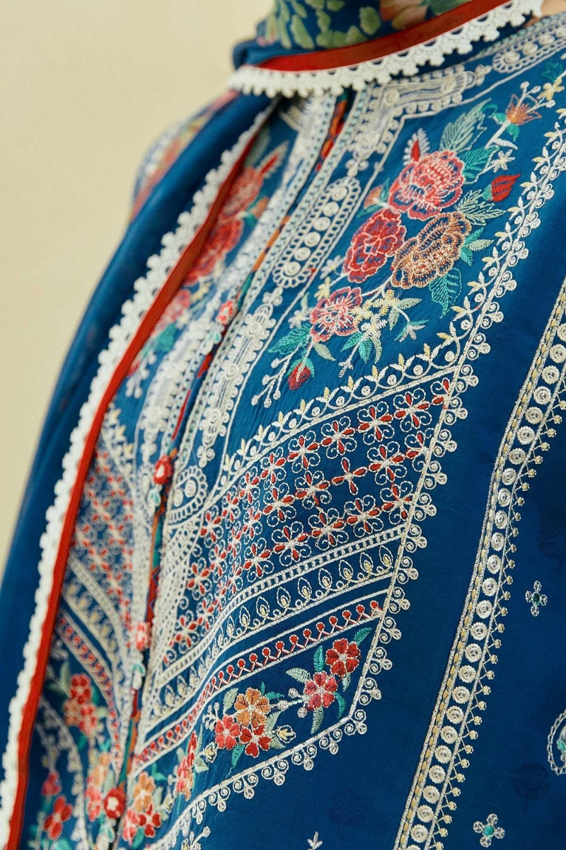 Zara ShahJahan 3pc lawn Embroidered A653