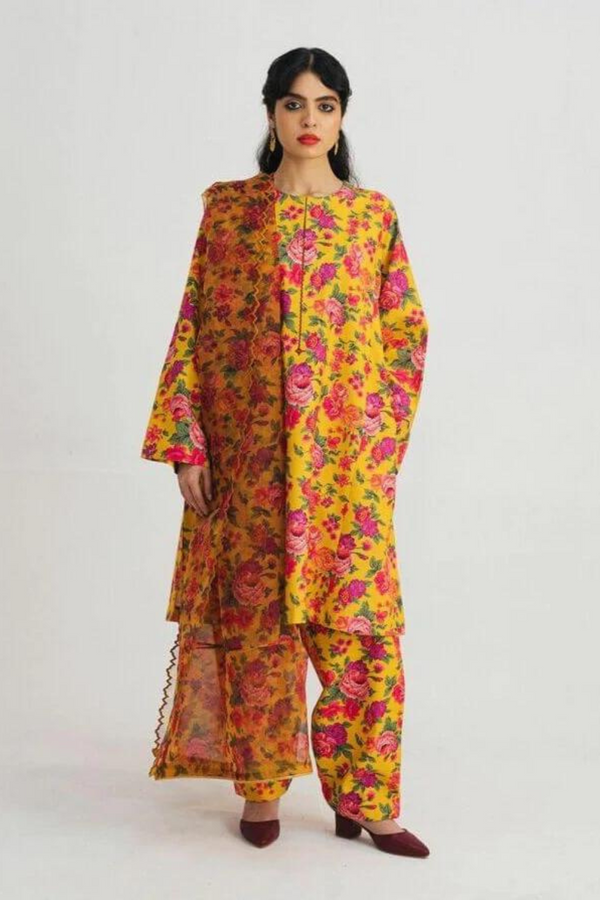 Zara ShahJahan 3PC Digital Print LAWN A377