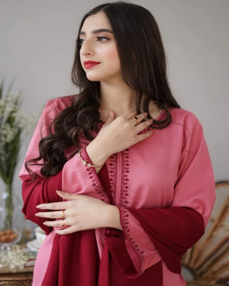 Dhanak 3PC Embroidered A0296