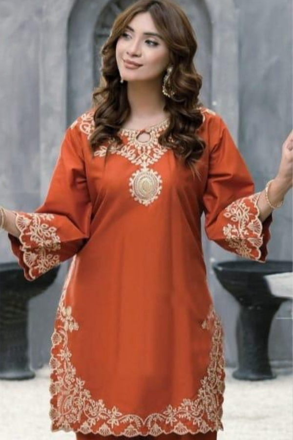 Kohsaar 2Pcs Lawn Embroidered A959