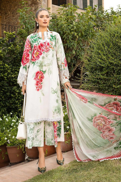 Baroque 3PC Digital Print LAWN A378