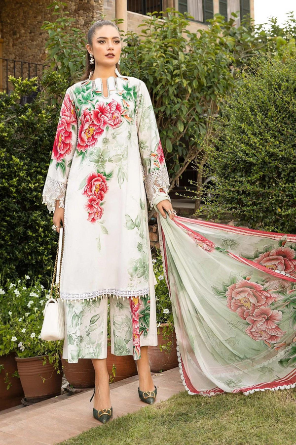 Baroque 3PC Digital Print LAWN A378