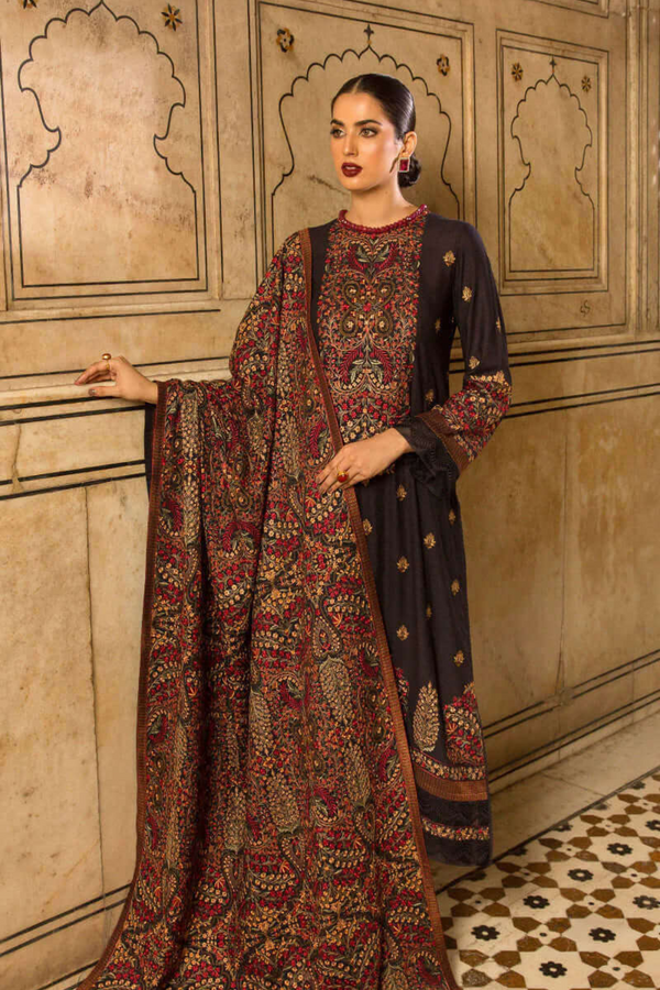 Bareeze Dhanak 3PC Embroidered A0241