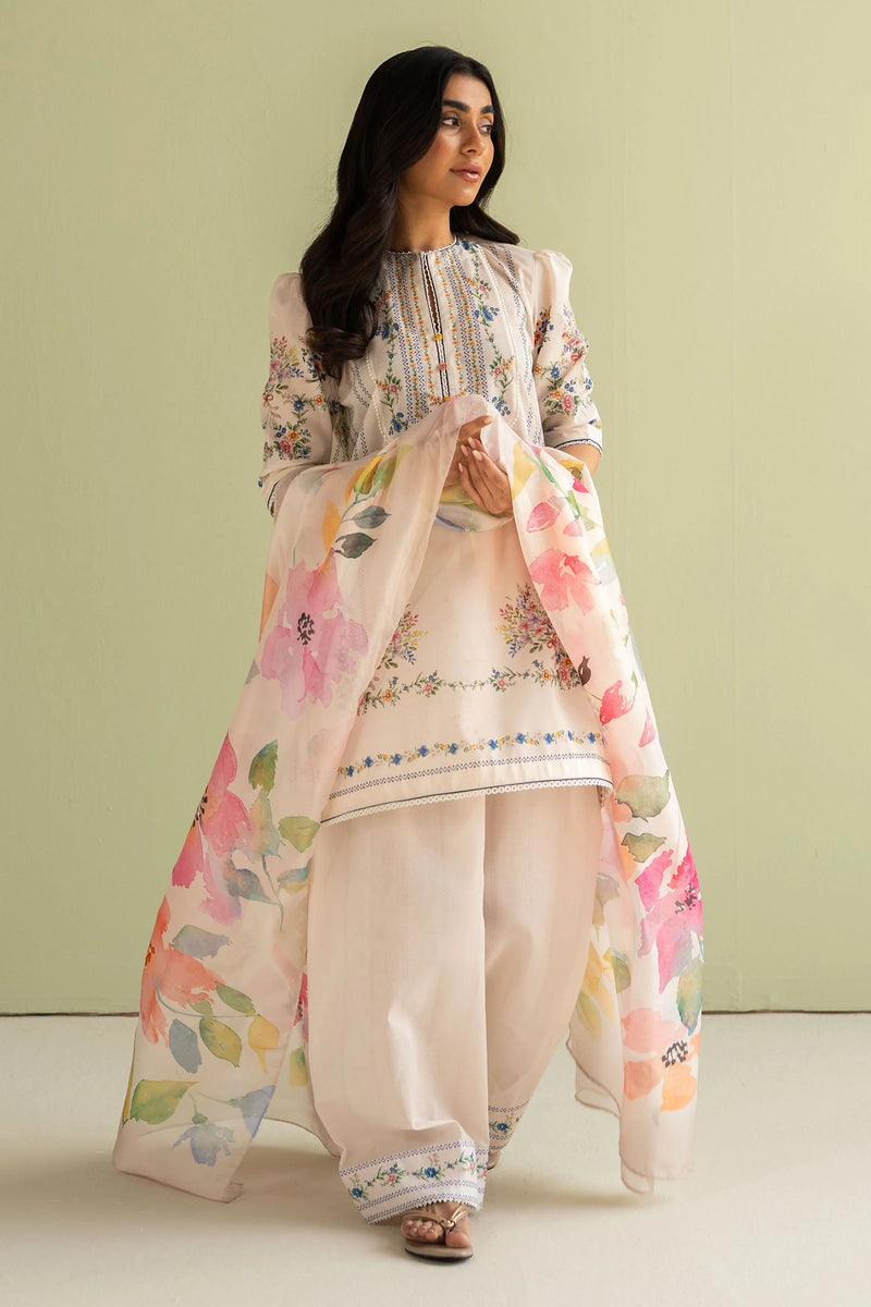 ZAINAB CHOTTANI 3PC  LAWN PRINTED A907