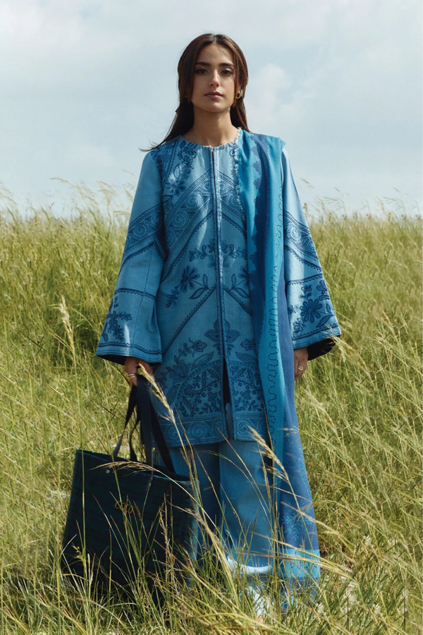 Zara Shahjahan | Topaz| 3 Piece Embroidered Lawn
