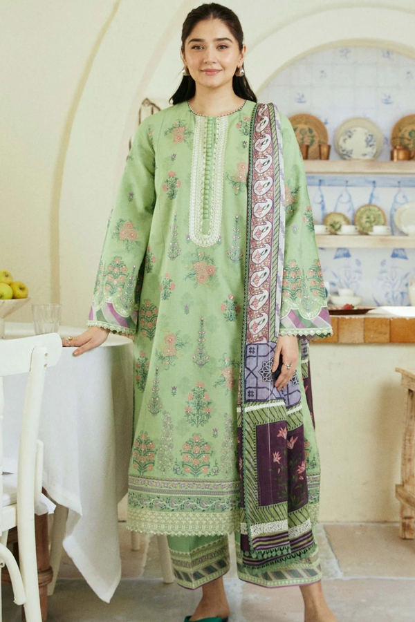 Zara ShahJahan 3Pcs Lawn Embroidered A944