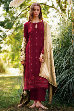 Maria B Dhanak 3PC Embroidered A0223