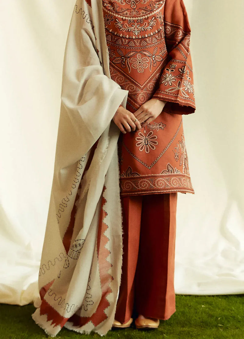 Zara ShahJahan 3Pcs Lawn Embroidered A901