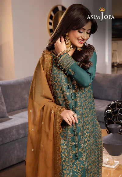 Asim Jofa 3Pcs Lawn Embroidered A942