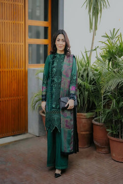 Saira Rizwan 3Pcs Lawn Embroidered Q650