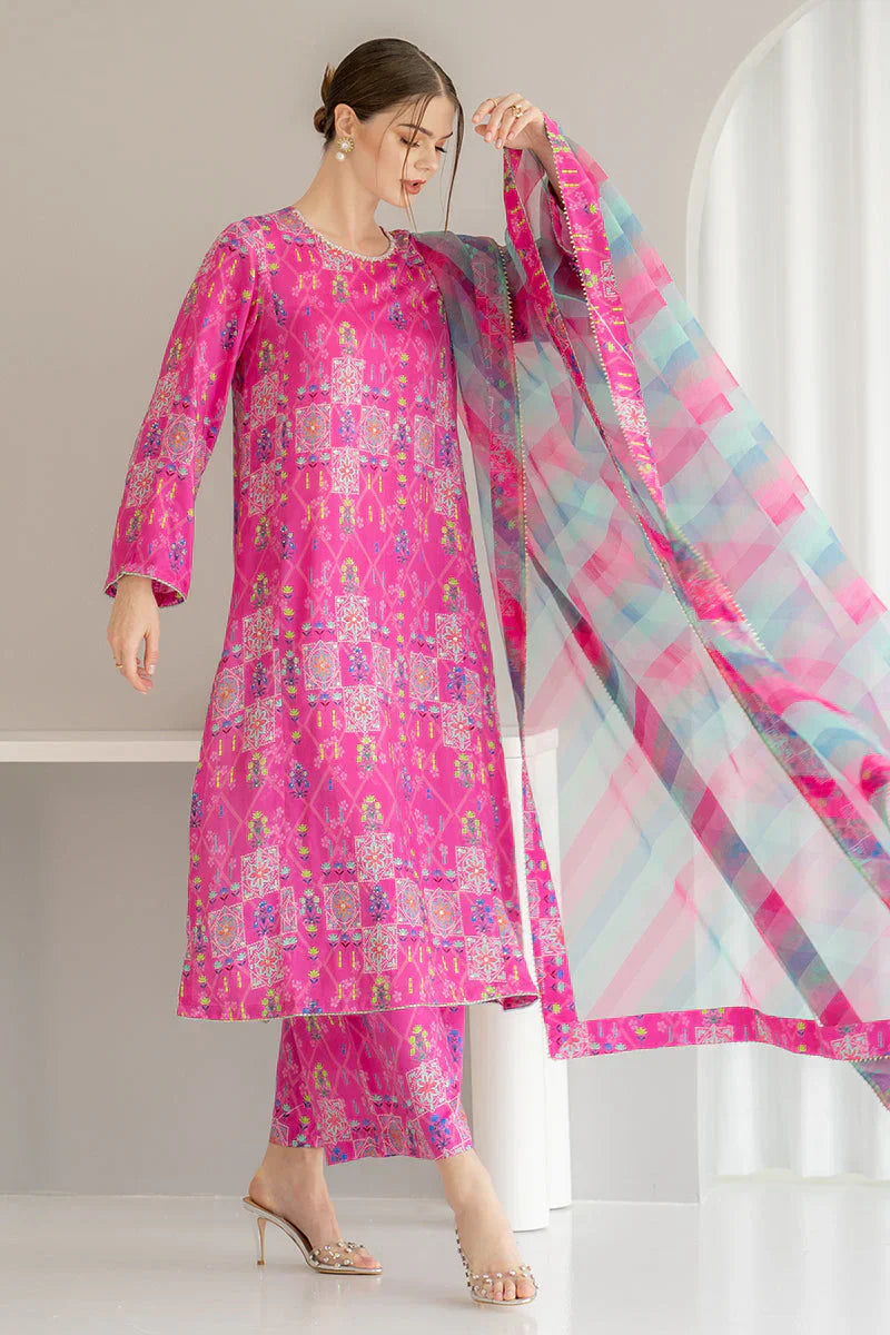 EGO 3Pcs Digital Lawn Printed A857