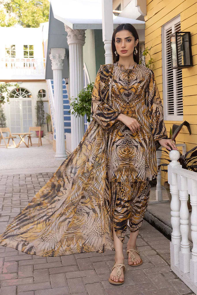 Charzima 3Pcs Digital Lawn Printed Q635