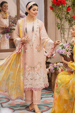 Mushq 3PC LAWN EMBROIDERED A183