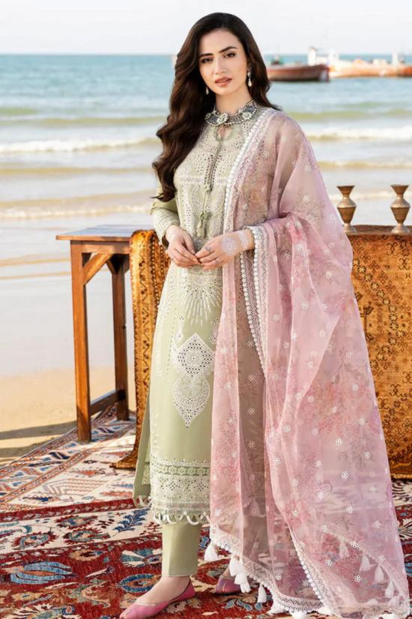 Jazmin 3PC LAWN EMBROIDERED A188