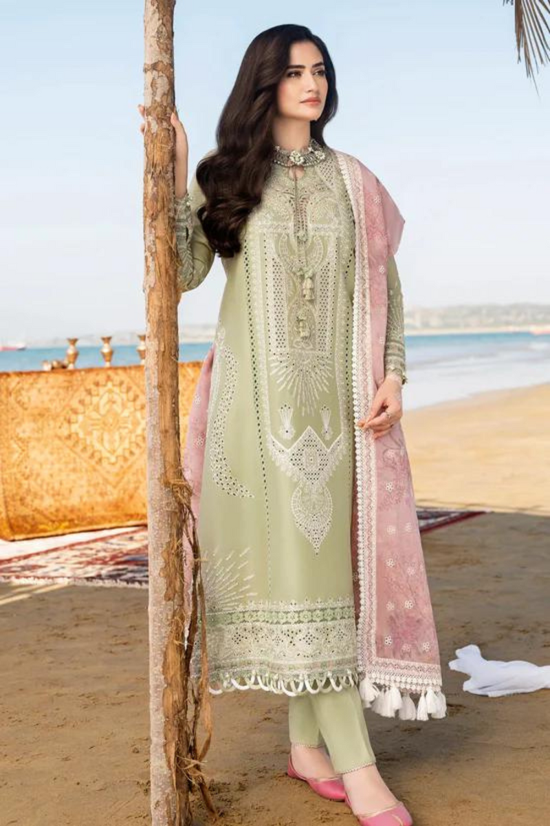 Jazmin 3PC LAWN EMBROIDERED A188