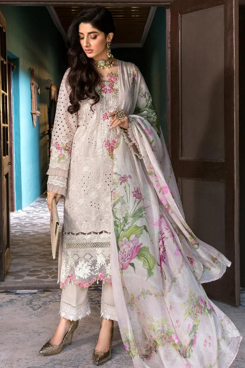 Elaf 3PC LAWN EMBROIDERED A191