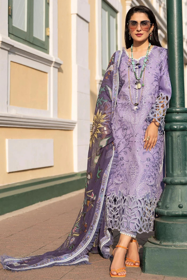 Mushq 3PC LAWN EMBROIDERED A192